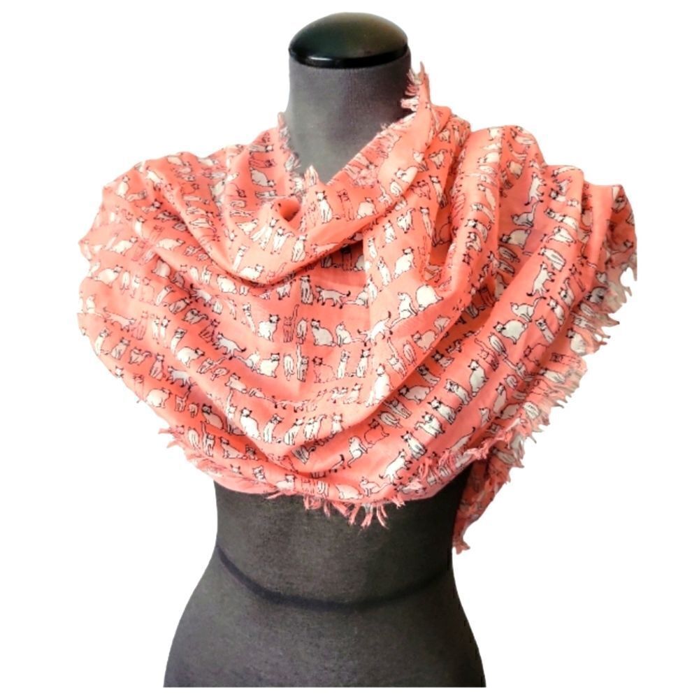 EC KITTY CAT INFINITY SCARF SZ.OS